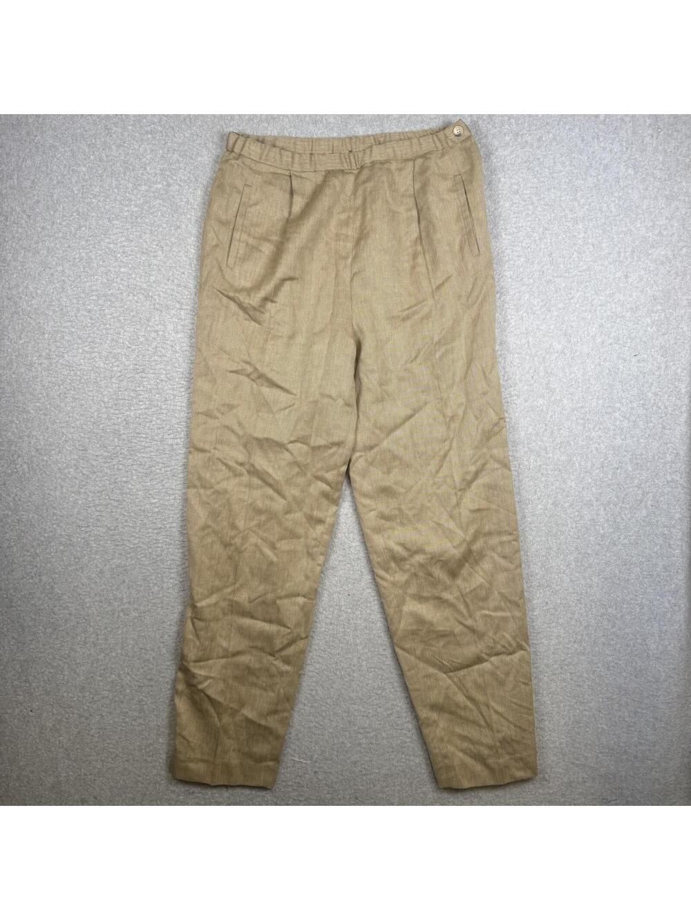 Pendleton Women's Size 14 100% Virgin Wool Pull On Ankle Length Pants Trouser